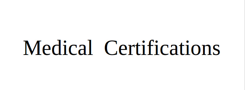 Medical Certifications Nikolaos Panagiotopoulos Marousi